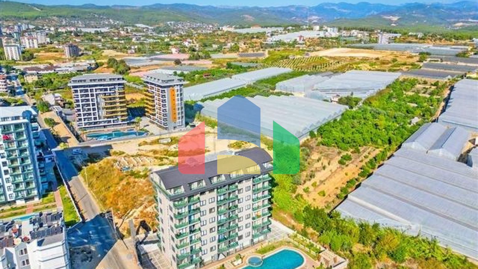 Двухкомнатная квартира 1+1 в районе Авсаллар