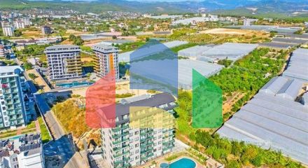 Двухкомнатная квартира 1+1 в районе Авсаллар