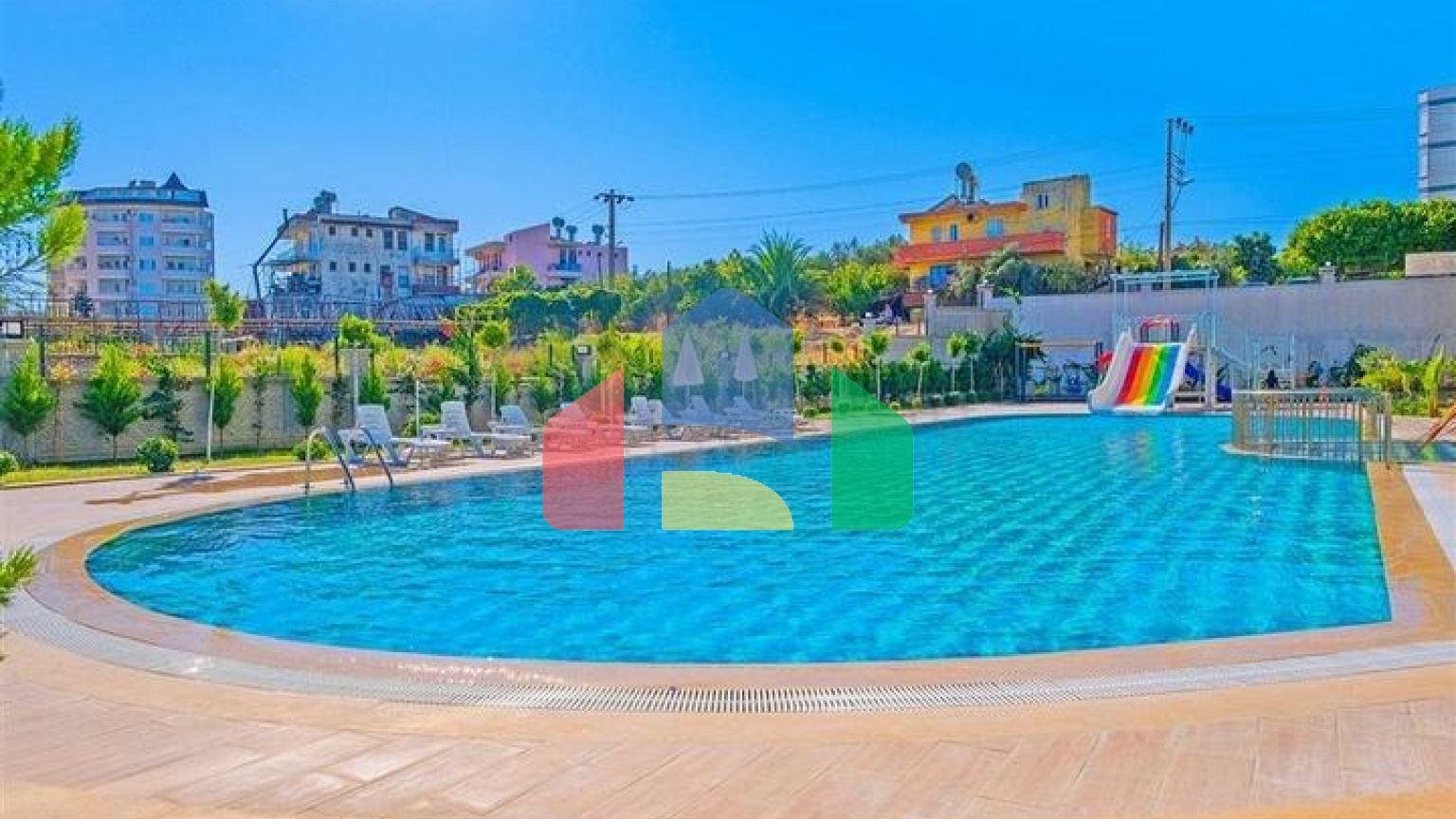 Двухкомнатная квартира 1+1 в районе Авсаллар