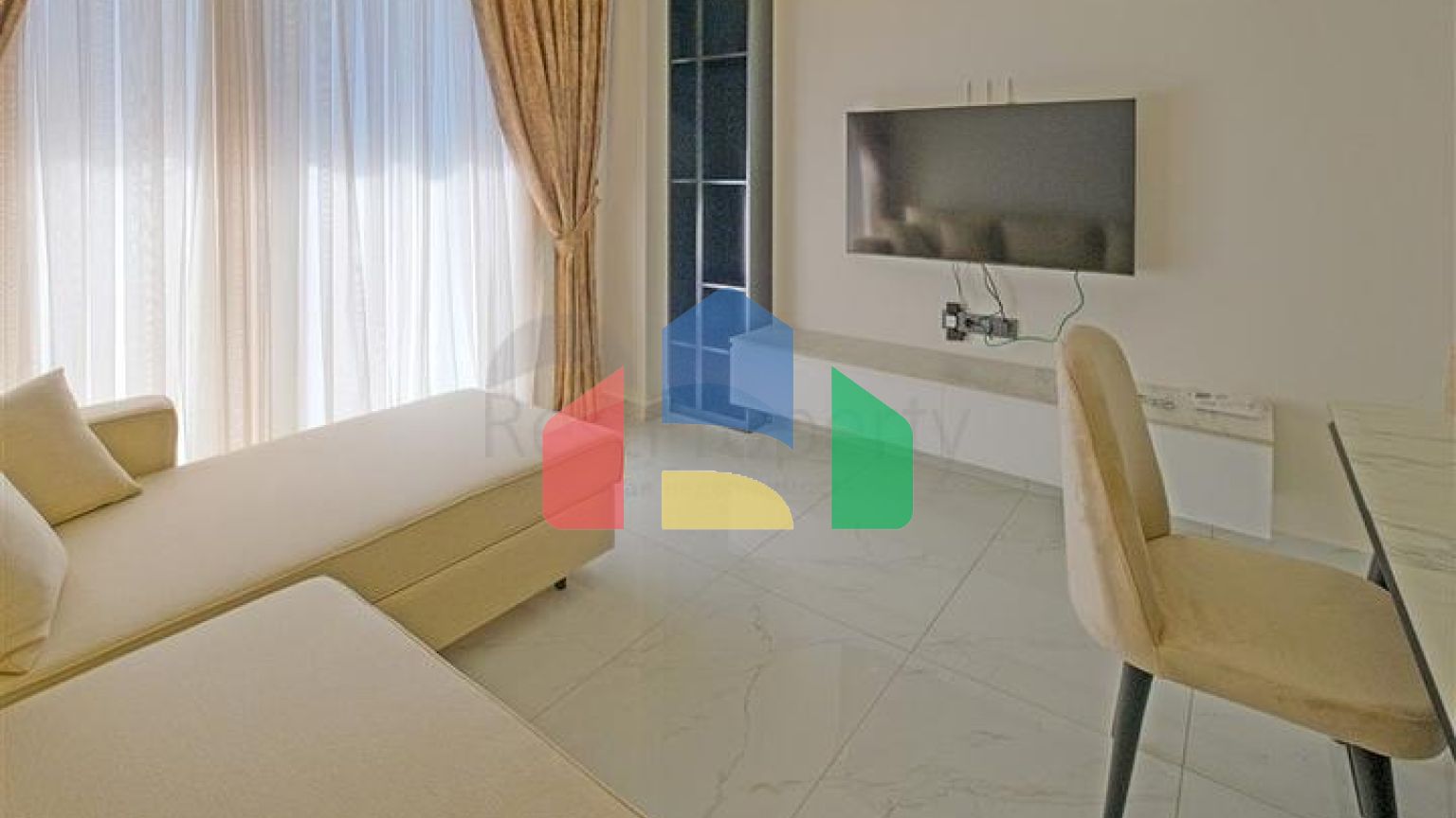 Двухкомнатная квартира 1+1 в районе Авсаллар