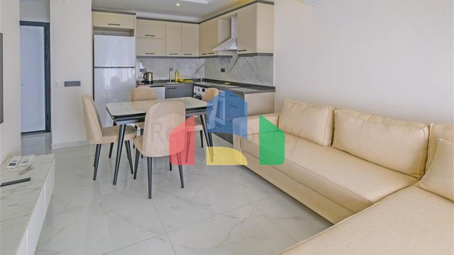 Двухкомнатная квартира 1+1 в районе Авсаллар