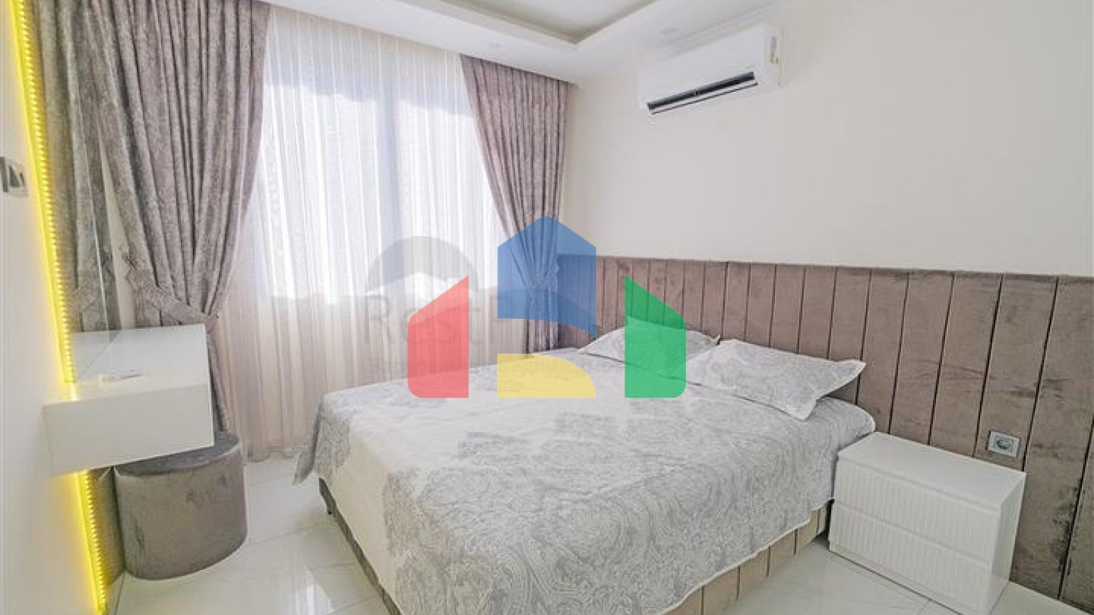 Двухкомнатная квартира 1+1 в районе Авсаллар