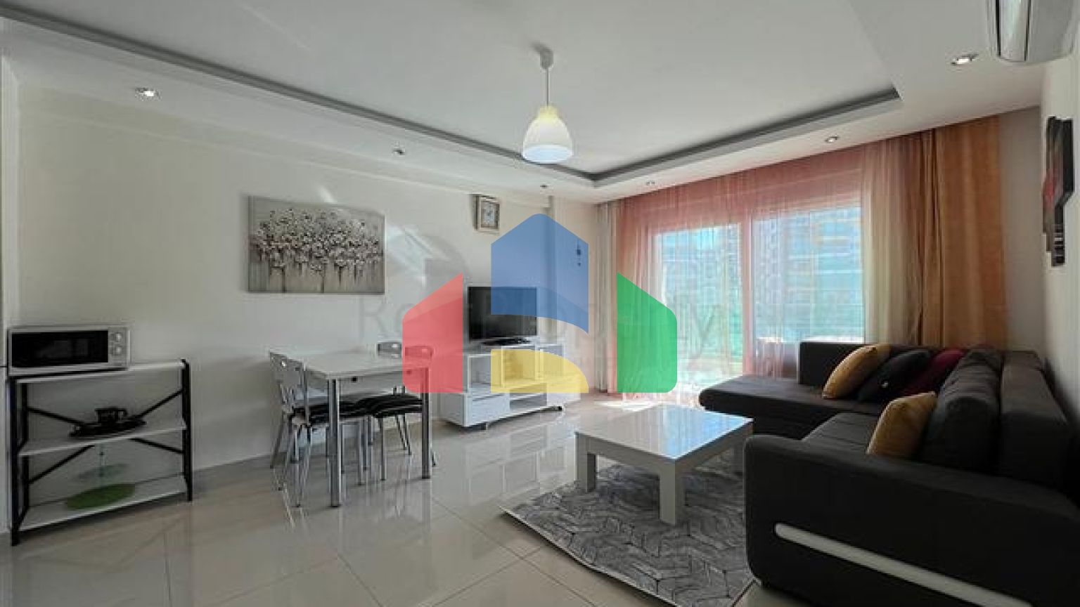 Квартира 1+1 с полной инфраструктурой в Авсалларе