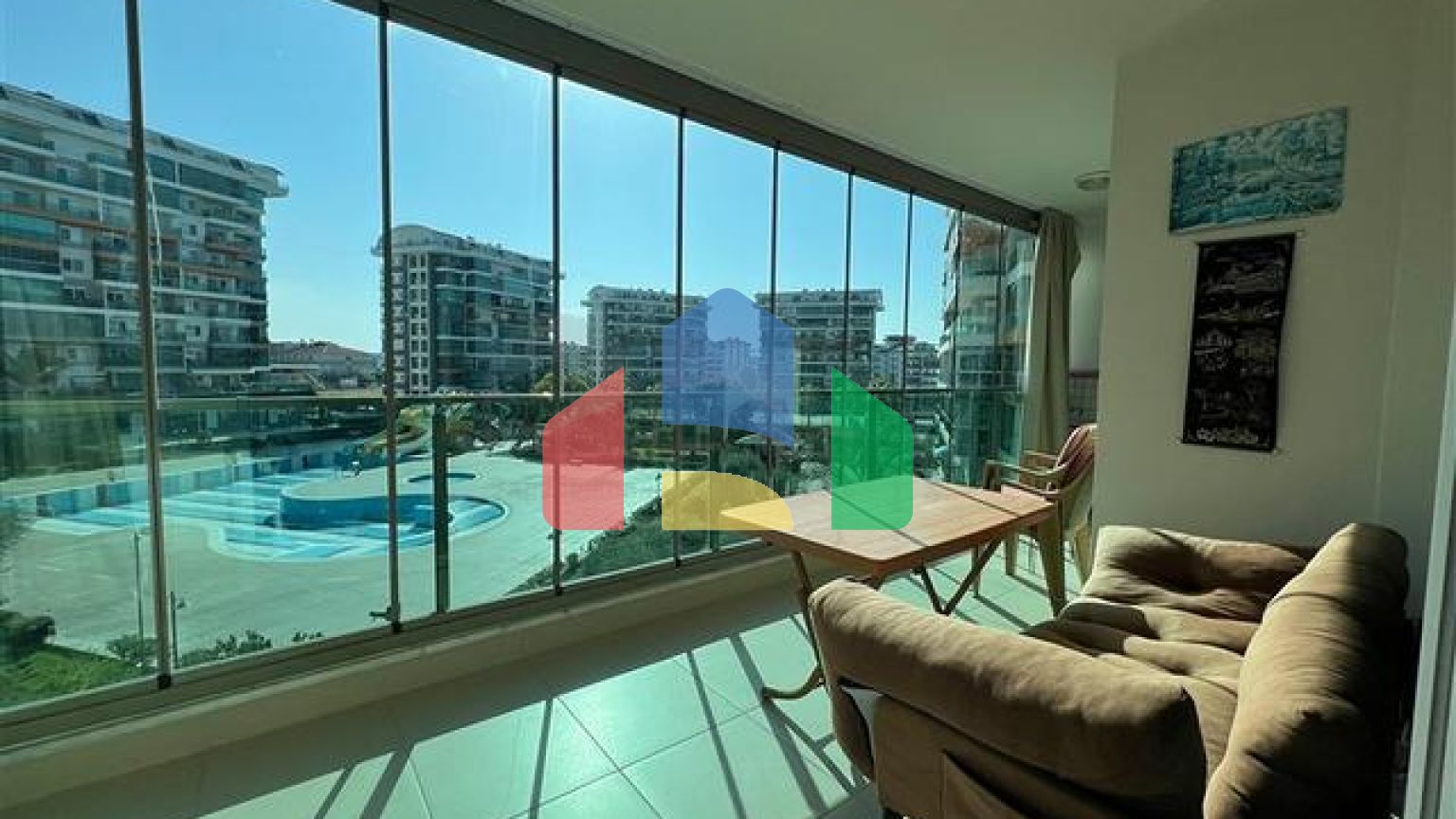 Квартира 1+1 с полной инфраструктурой в Авсалларе