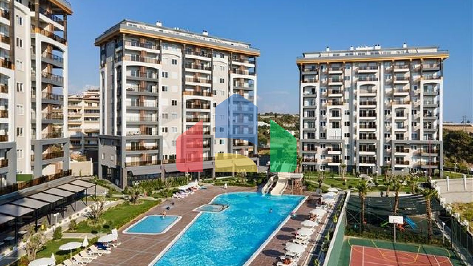 Квартира 1+1 с развитой инфраструктурой в районе Авсаллар