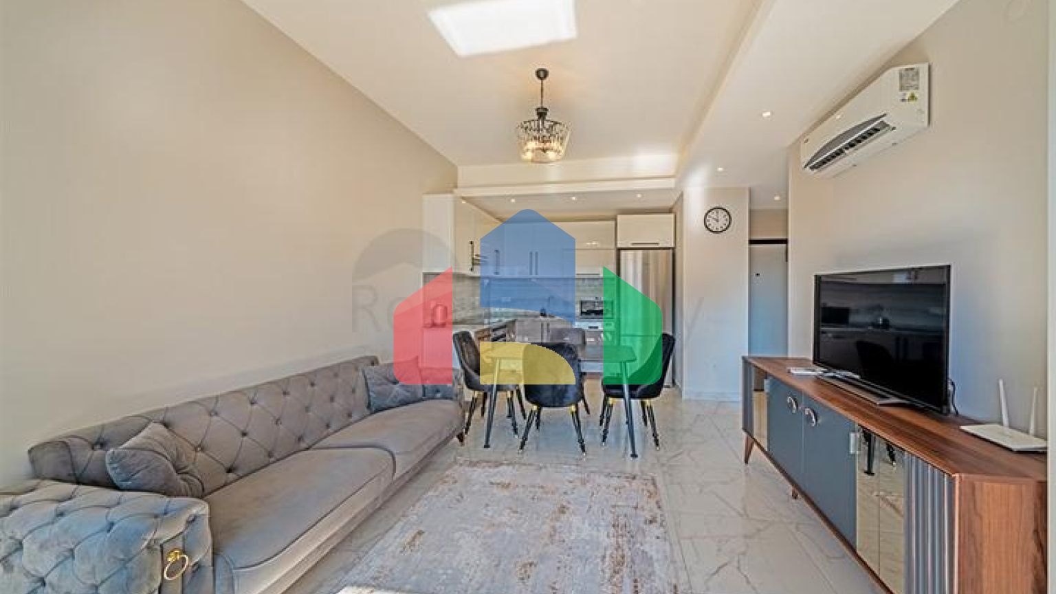 Квартира 1+1 с развитой инфраструктурой в районе Авсаллар