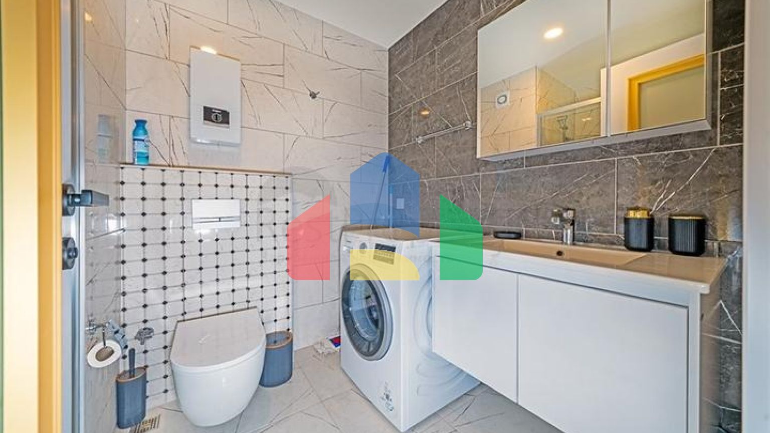 Квартира 1+1 с развитой инфраструктурой в районе Авсаллар