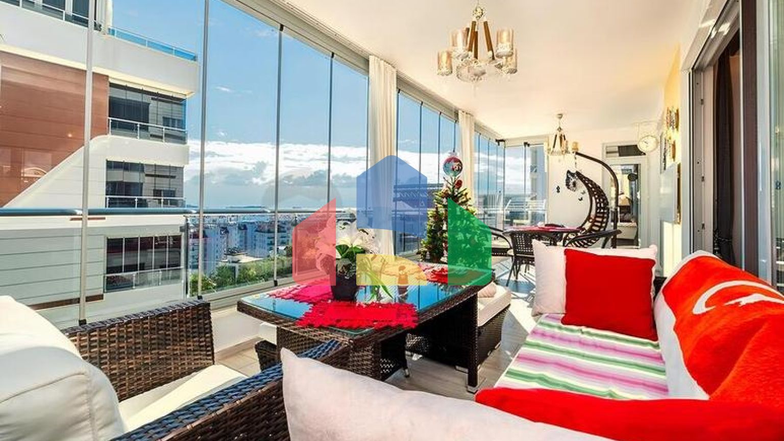 Отличная меблированная квартира 2+1 в жилом комплексе с развитой инфраструктурой — Авсаллар / Аланья