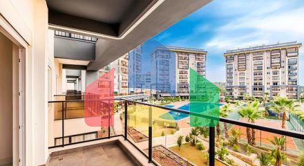 Светлая квартира 2+1 с богатой инфраструктурой в современном комплексе Авсаллара Светлая квартира 2+1 с богатой инфраструктурой в современном комплексе Авсаллара