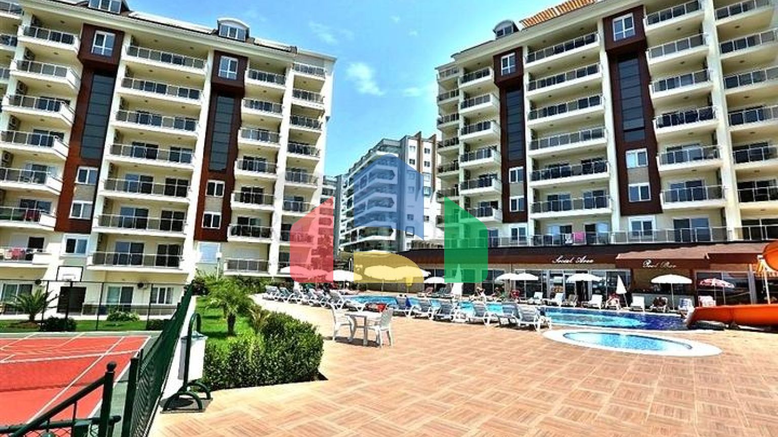 Уютная меблированная квартира в развитом жилом комплексе Авсаллара