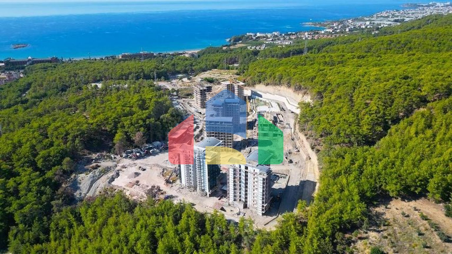 Современная квартира с панорамным видом на море в Авсалларе