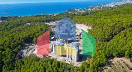 Современная квартира с панорамным видом на море в Авсалларе