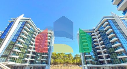 Современная квартира с панорамным видом на море в Авсалларе