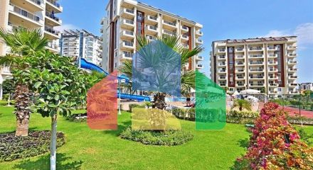 Уютная меблированная квартира с богатой инфраструктурой в живописном районе Авсаллар