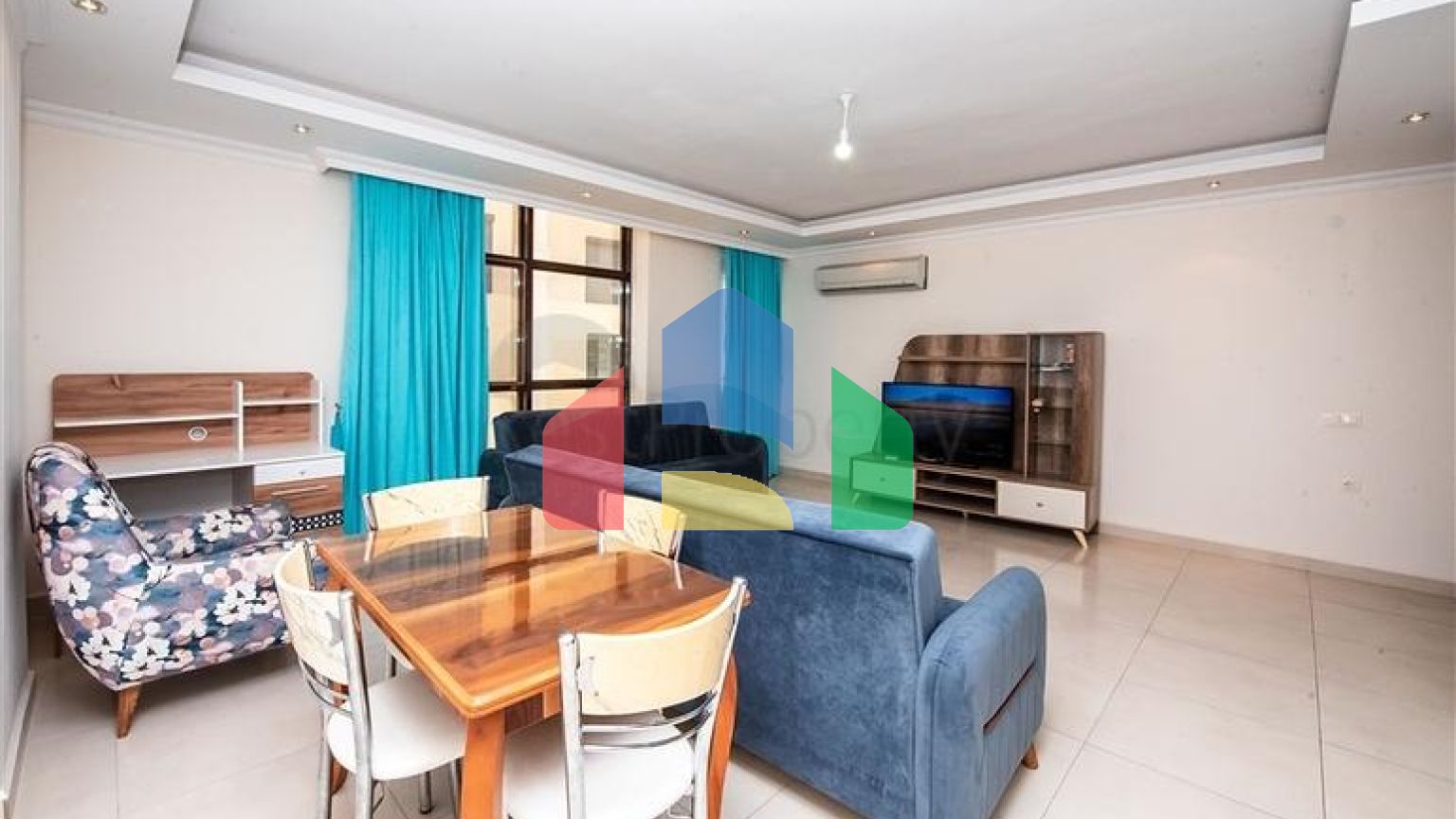 Уютная меблированная квартира с богатой инфраструктурой в живописном районе Авсаллар