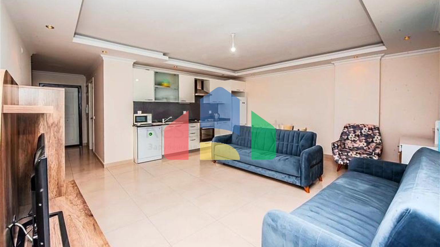 Уютная меблированная квартира с богатой инфраструктурой в живописном районе Авсаллар