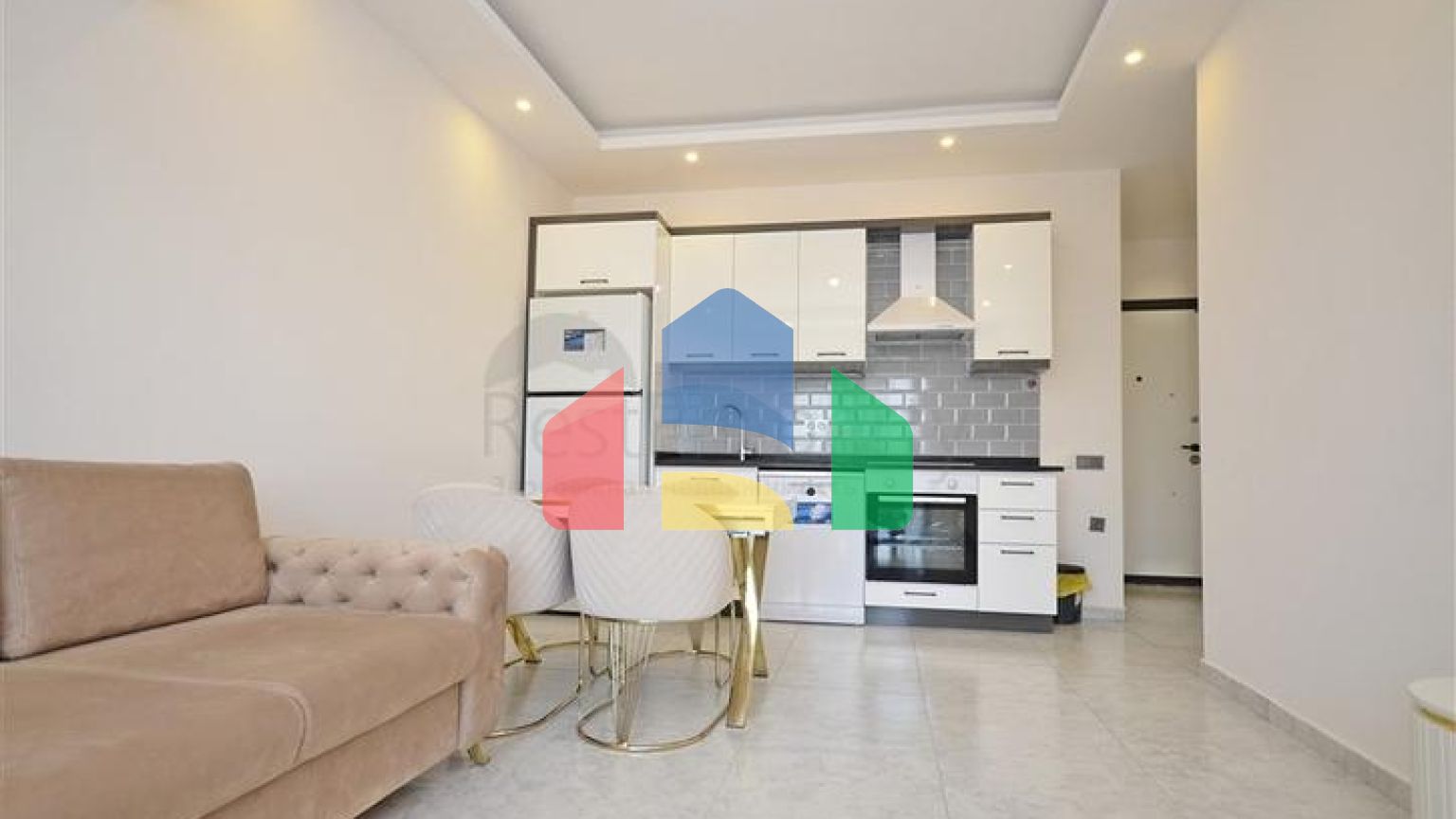 Двухкомнатная квартира 1+1 в районе Авсаллар с развитой инфраструктурой