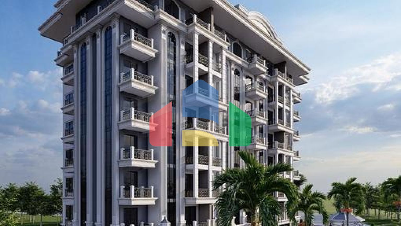 Квартира 1+1 в современном комплексе в Авсалларе