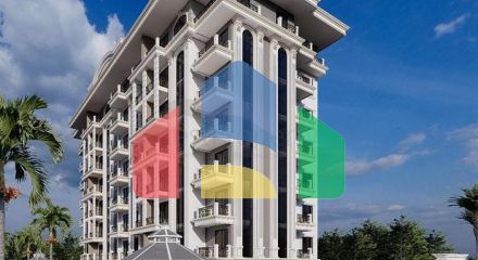 Квартира 1+1 в современном комплексе в Авсалларе