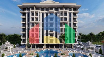 Квартира 1+1 в современном комплексе в Авсалларе