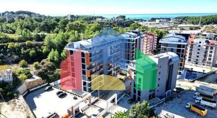 Квартира 1+1 в районе Авсаллар в современном жилом комплексе