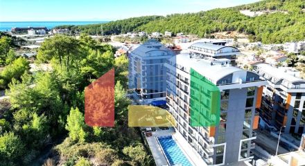 Квартира 1+1 в районе Авсаллар в современном жилом комплексе