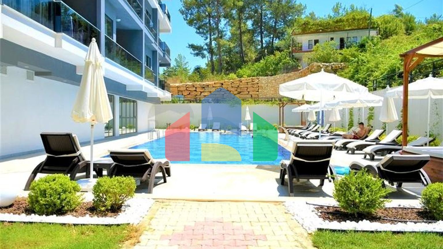 Квартира 1+1 в районе Авсаллар в современном жилом комплексе