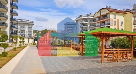 Однокомнатная квартира 1+1 в современном жилом доме района Авсаллар