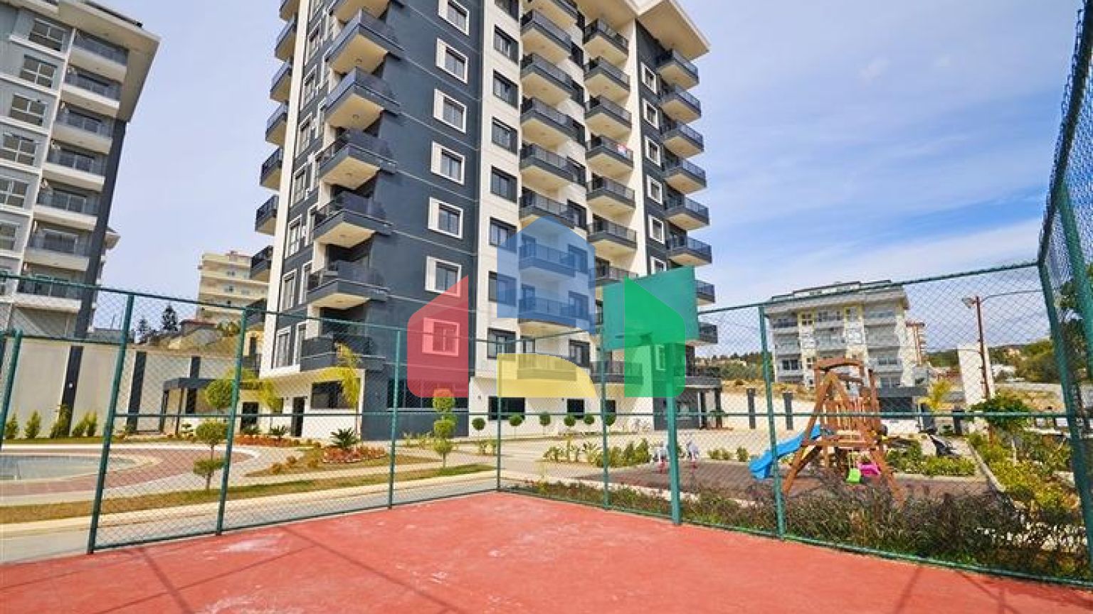 Однокомнатная квартира 1+1 в современном жилом доме района Авсаллар