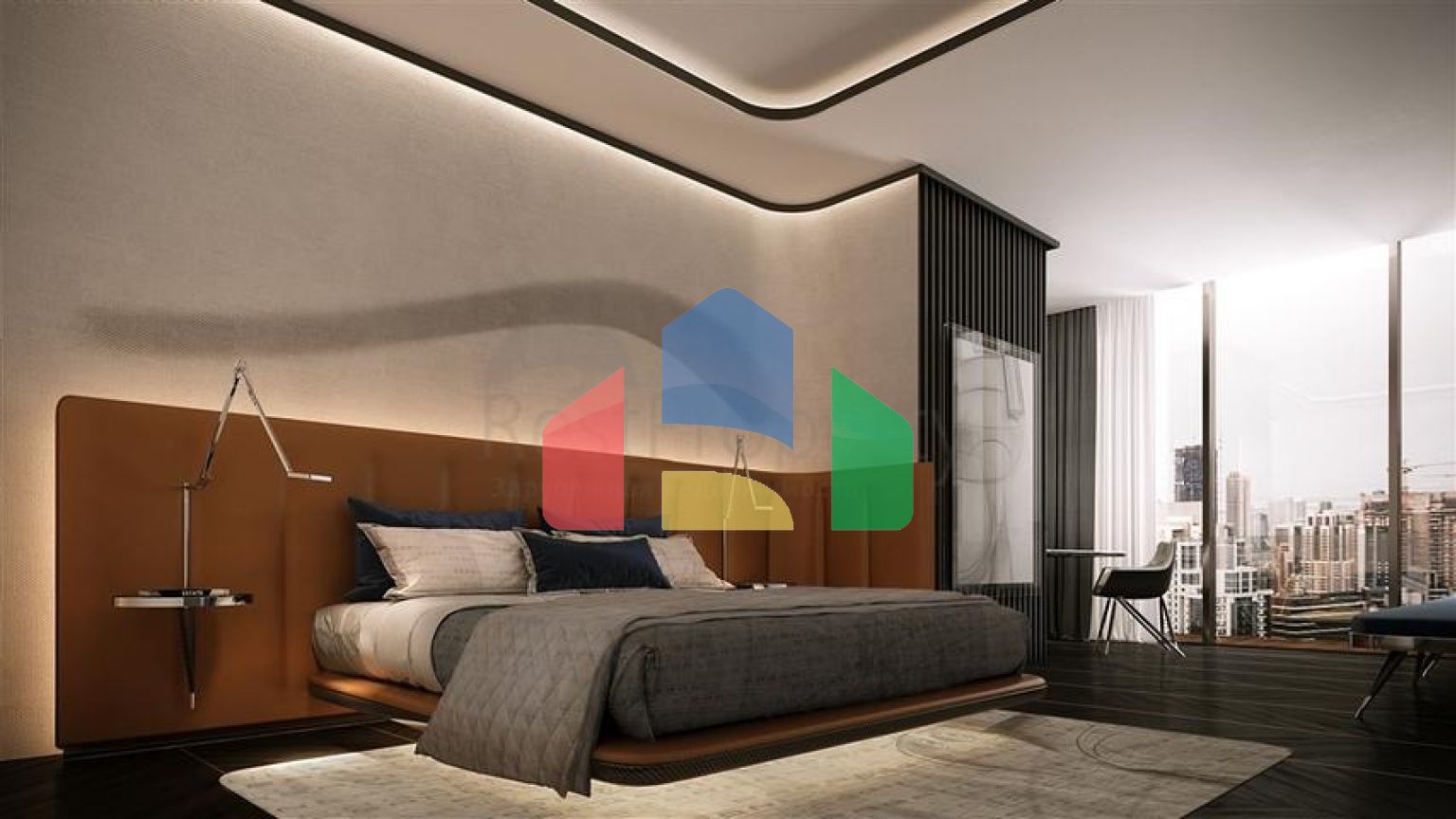 Меблированные квартиры в Дубае на канале в Бизнес-Бэй