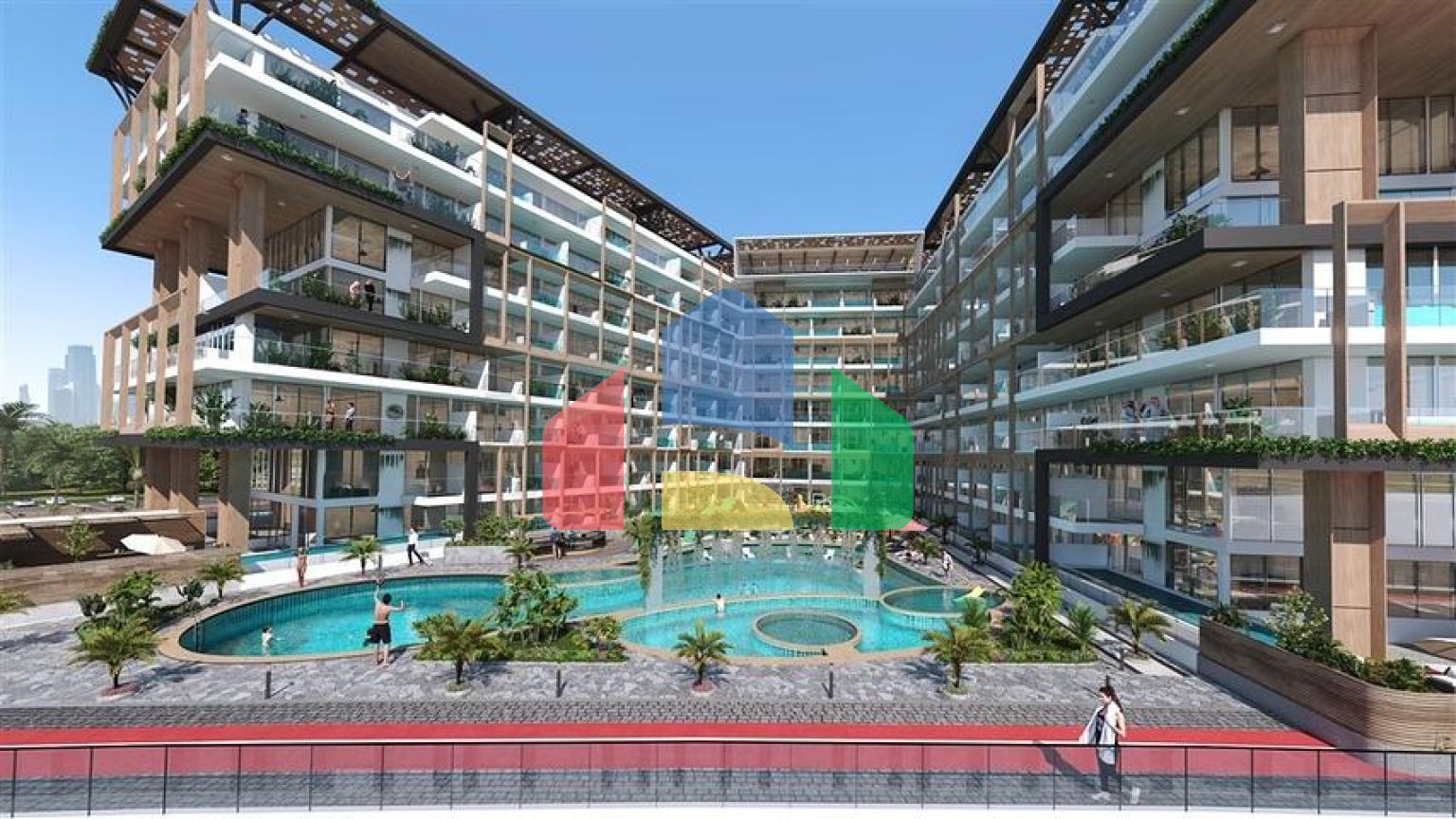 Инвестиционные квартиры с бассейном в Дубае, Арджан