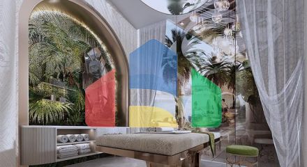 Елітні апартаменти Cavalli з видом на море в Дубай Харбор