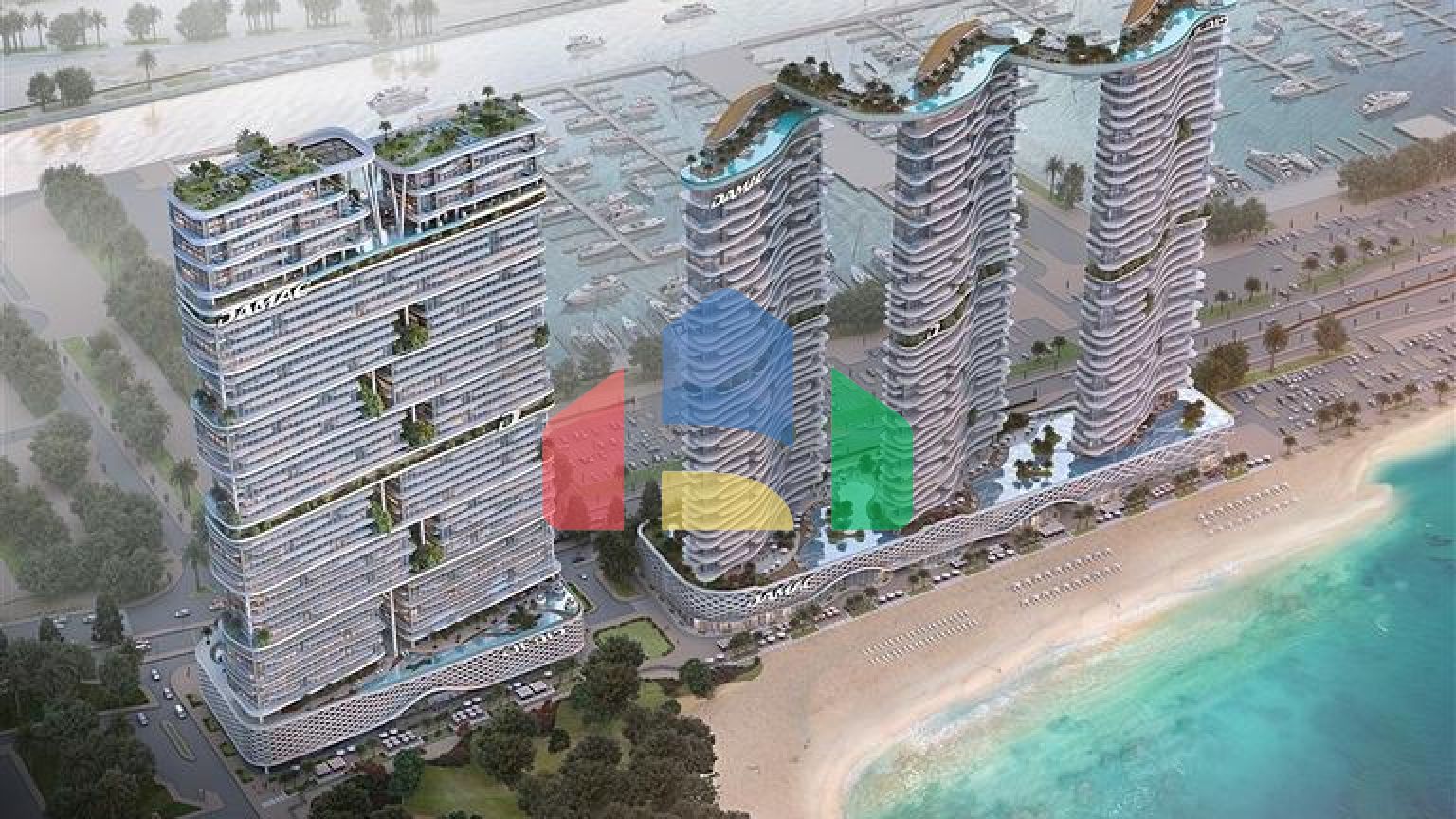 Елітні апартаменти Cavalli з видом на море в Дубай Харбор