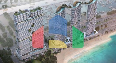 Елітні апартаменти Cavalli з видом на море в Дубай Харбор