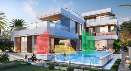A new complex of townhouses and villas in the prestigious Dubai Land area