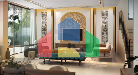 A new complex of townhouses and villas in the prestigious Dubai Land area