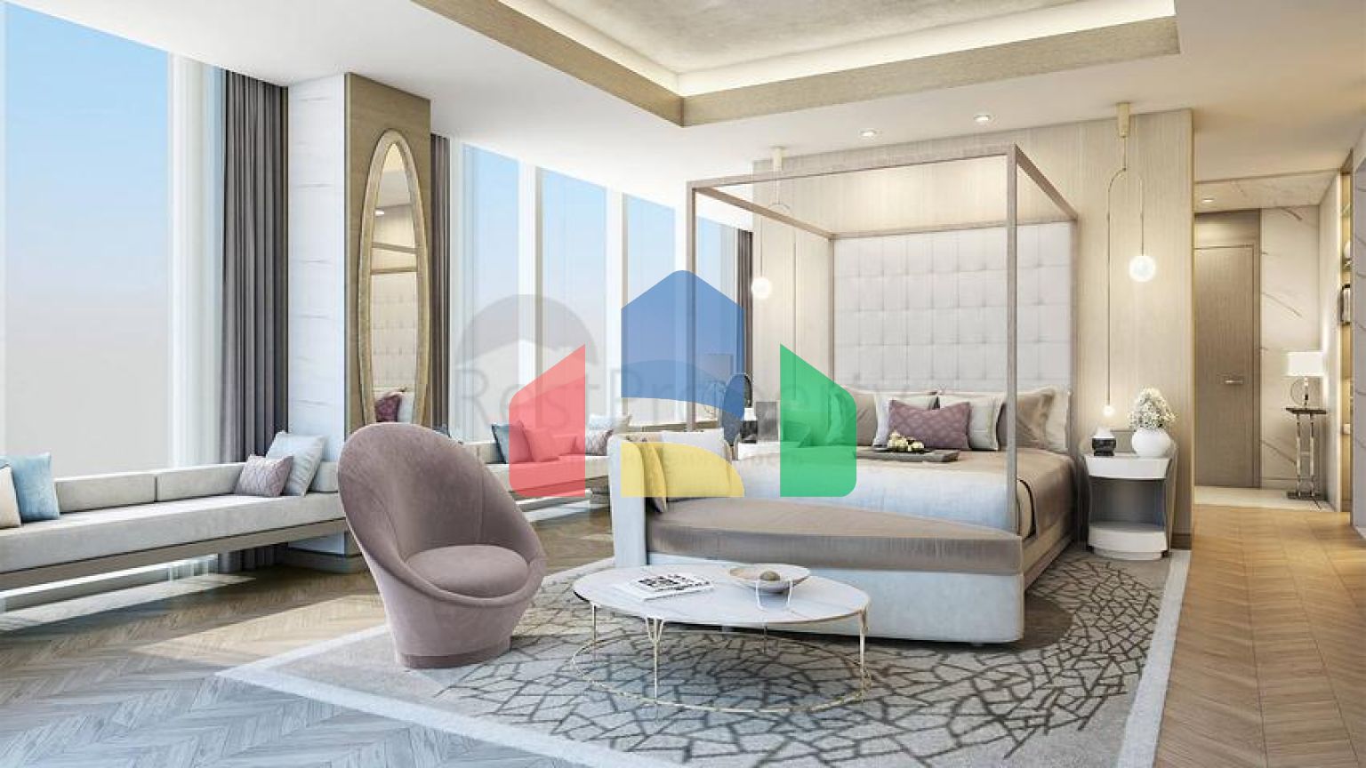 Новый жилой комплекс на берегу Персидского залива