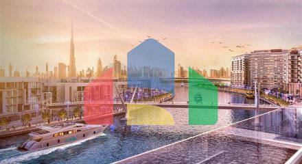 Luxury residential project in Dubai Water Canal, 5 minutes from the beach
