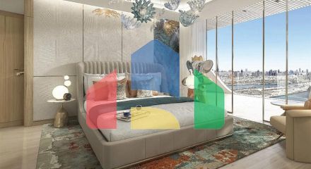 Дизайнерские апартаменты на первой береговой с видом на Персидский залив