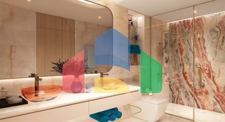 Дизайнерские апартаменты на первой береговой с видом на Персидский залив