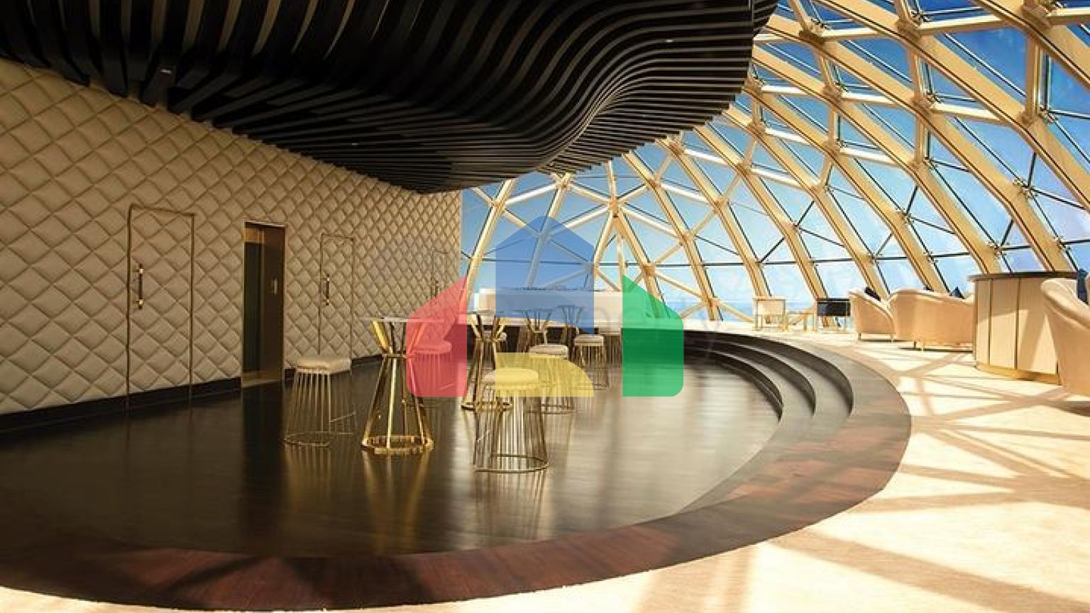 Шестиповерховий будинок з розкішними меблями і басейном в Дубай