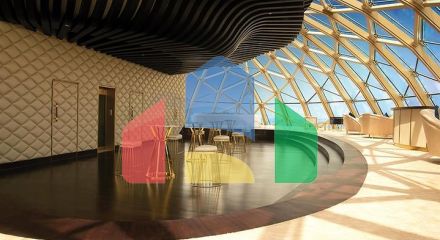 Шестиповерховий будинок з розкішними меблями і басейном в Дубай