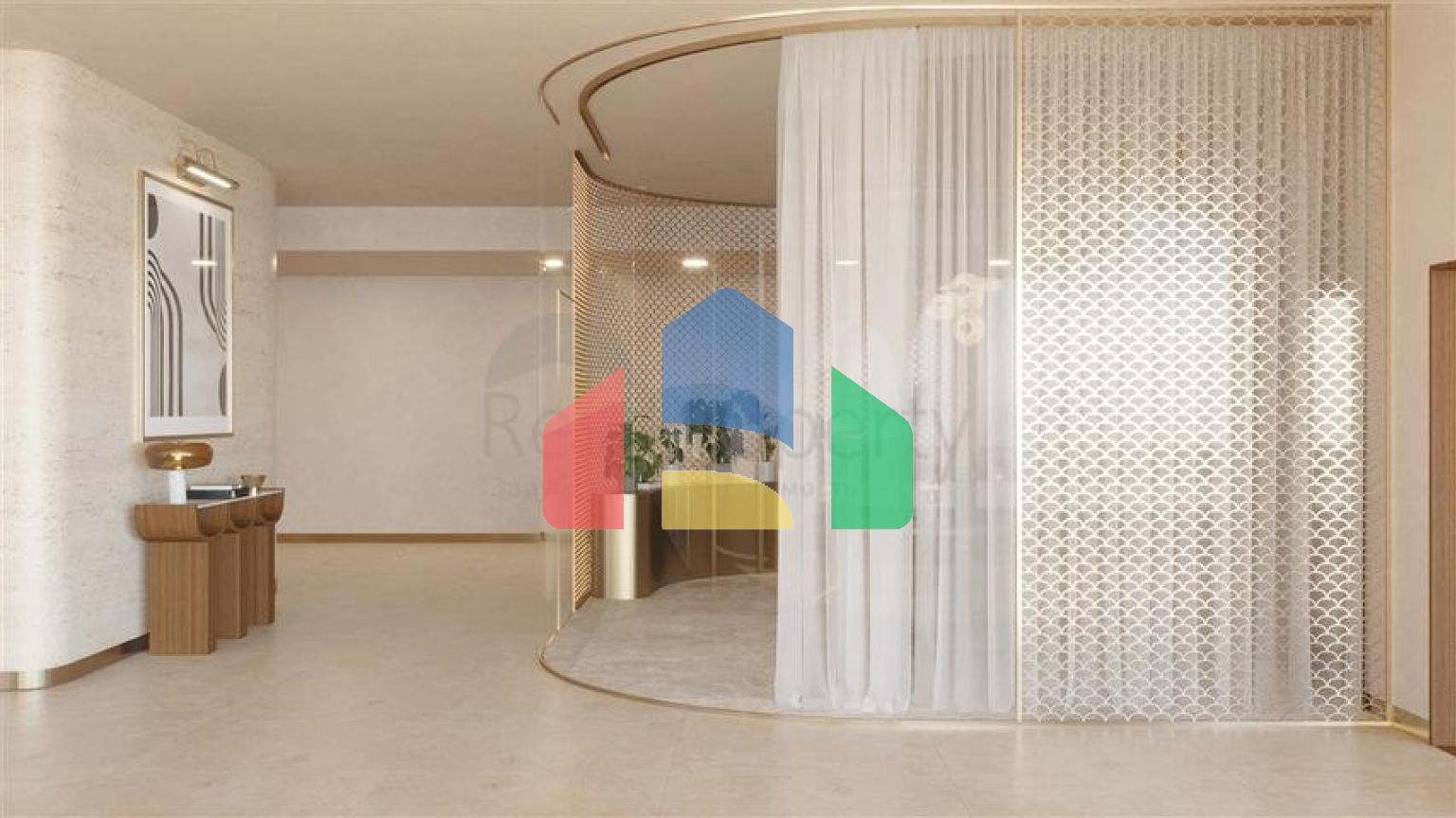 Апартаменти з Видом на море і Дубай на Пальма Джумейра