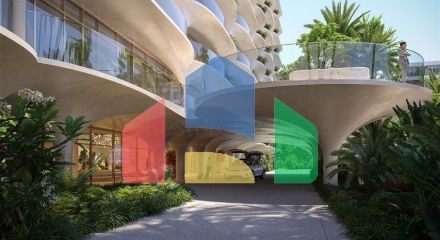 Апартаменти з Видом на море і Дубай на Пальма Джумейра