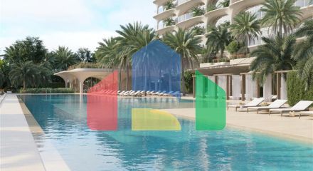 Апартаменти з Видом на море і Дубай на Пальма Джумейра