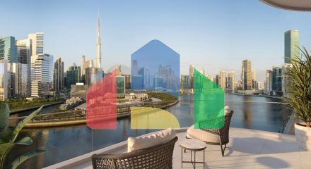 Квартиры с видом на Бурдж-Халифа на канал в Дубае Квартиры с видом на Бурдж-Халифа на канал в Дубае