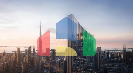 Роскошные квартиры с видом на город в небоскребе в Дубай