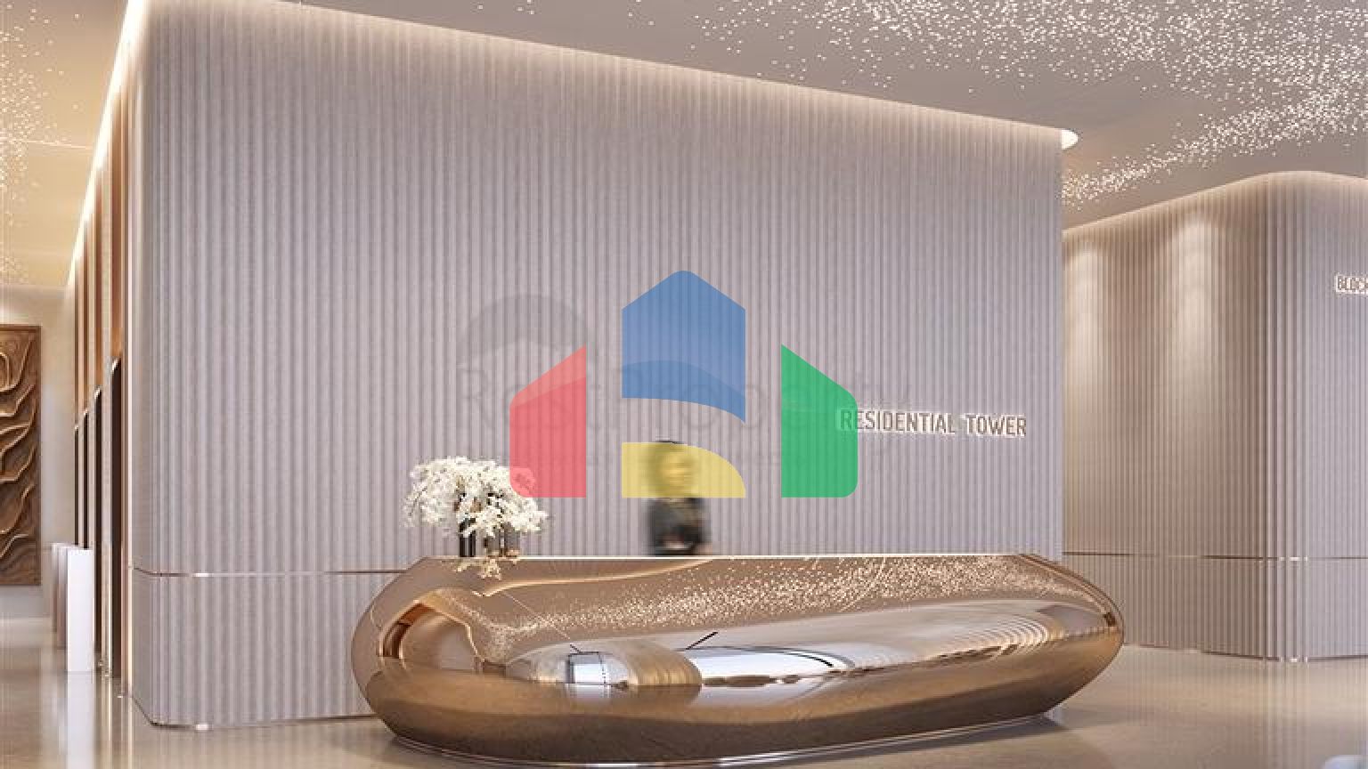 Роскошные квартиры с видом на город в небоскребе в Дубай