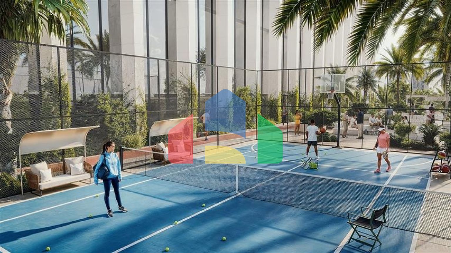 Роскошные квартиры с видом на город в небоскребе в Дубай