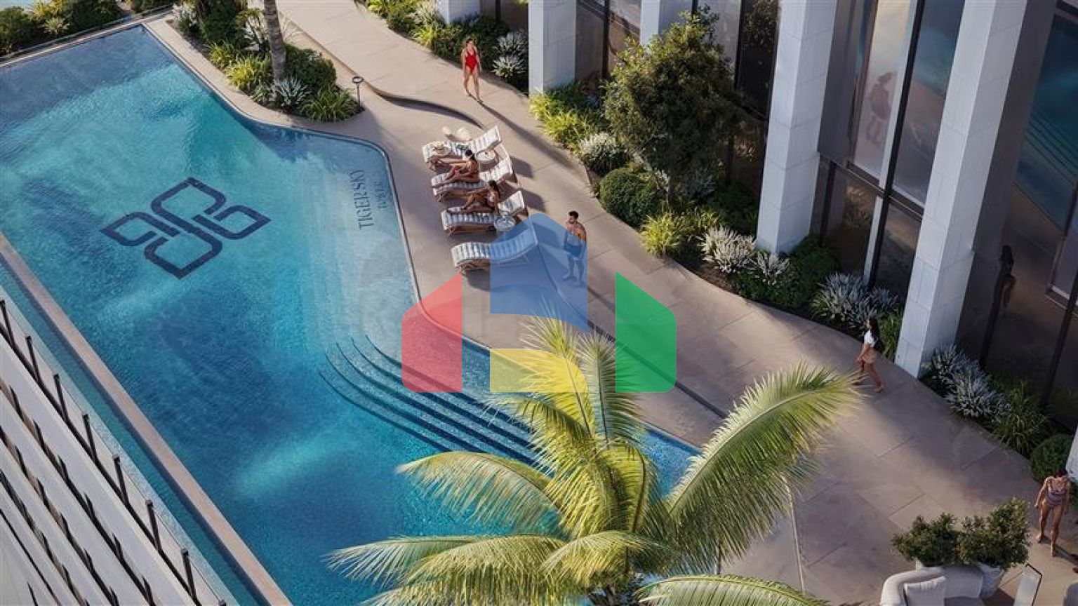 Роскошные квартиры с видом на город в небоскребе в Дубай